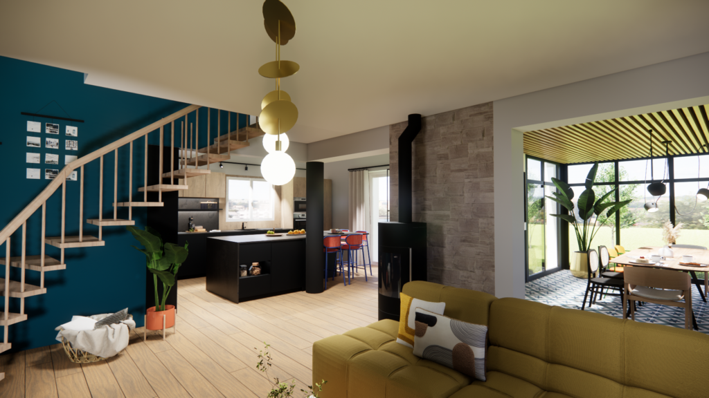 em decoration - Projet Les Vergers