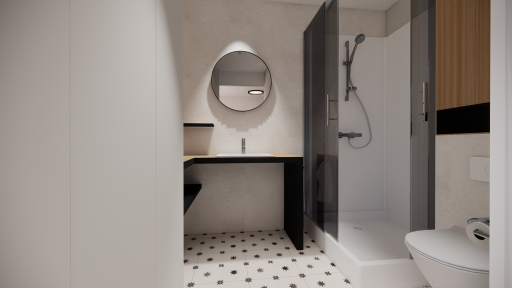 em decoration - Projet habitat jeunes chambre et studio