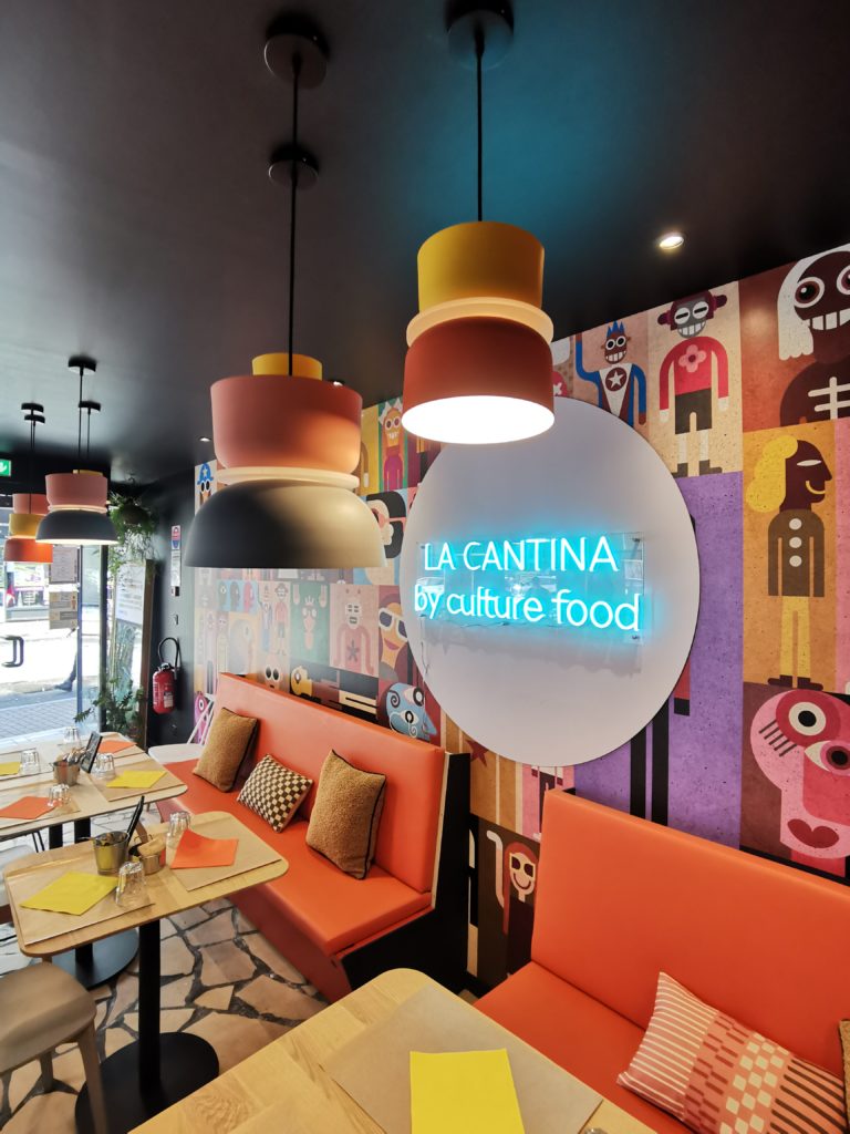 em decoration - projet La Cantina