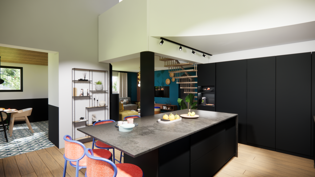 em decoration - Projet Les Vergers