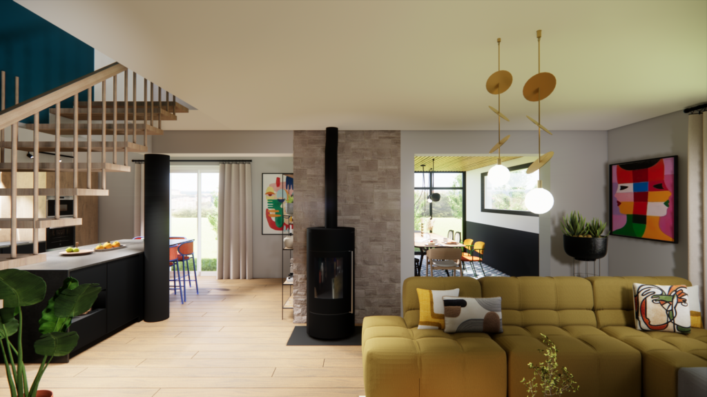 em decoration - Projet Les Vergers