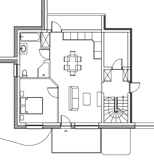 emdecoration-belfort - Château d'eau - Plan existant